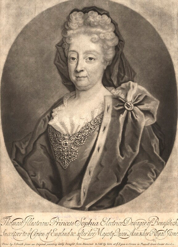 Princess sophia, electress of hanover npg d9136
