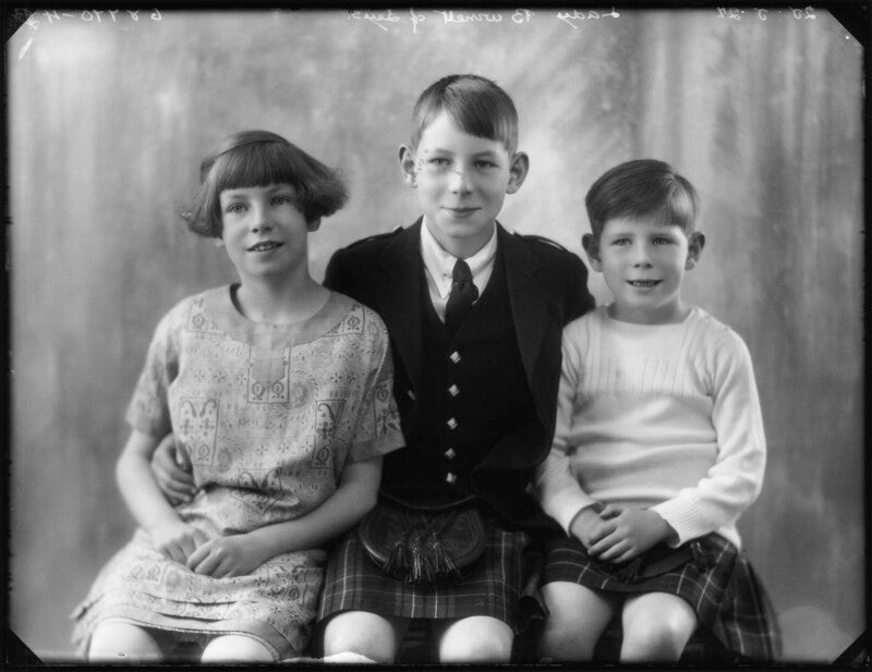 Elizabeth rohays mary (née burnett), lady boyd rochfort; thomas gilbert alexander burnett; roger william odo burnett npg x123917