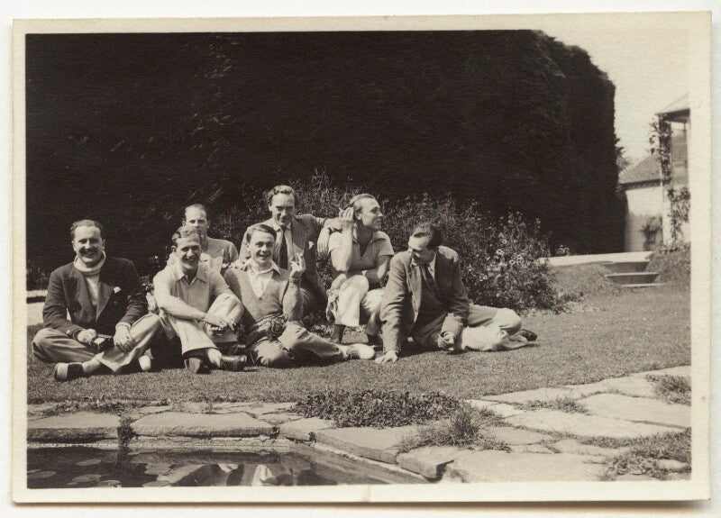 Guy osborn; budge fraser; eliot hodgkin and friends npg x47333