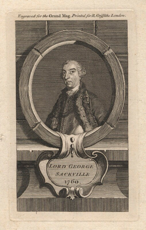 George sackville germain, 1st viscount sackville npg d5871