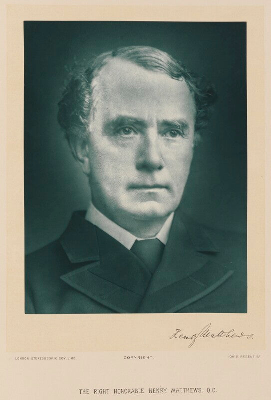 Henry matthews, viscount llandaff npg ax15889