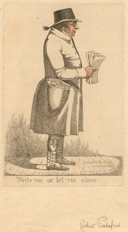 Robert pulsford ('write 'em or let 'em alone') npg d13540