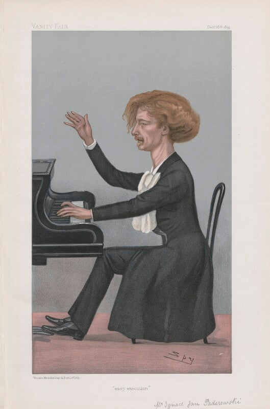 Ignace jan paderewski ('men of the day. no. 769.') npg d44993