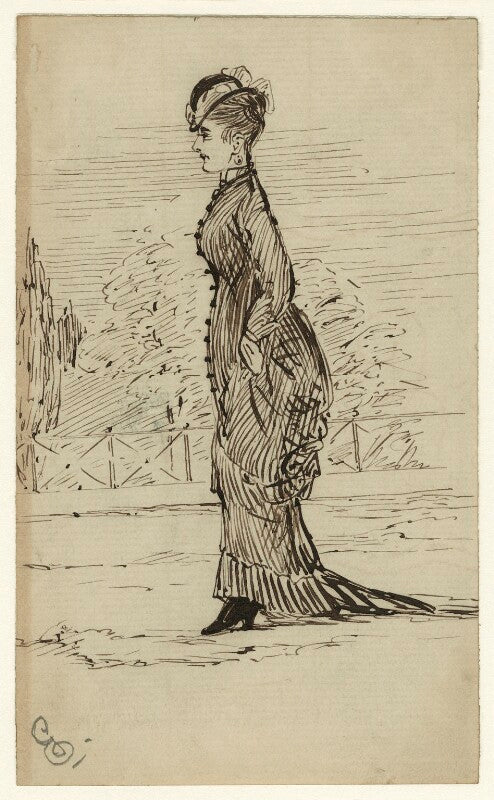 Figure study of an unknown woman npg d23190