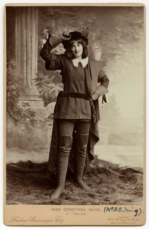 Dorothea baird (mrs h.b. irving) as rosalind in 'as you like it' npg x152