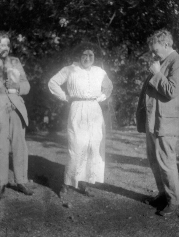 Oliver strachey; karin stephen; g.e. moore npg x88547