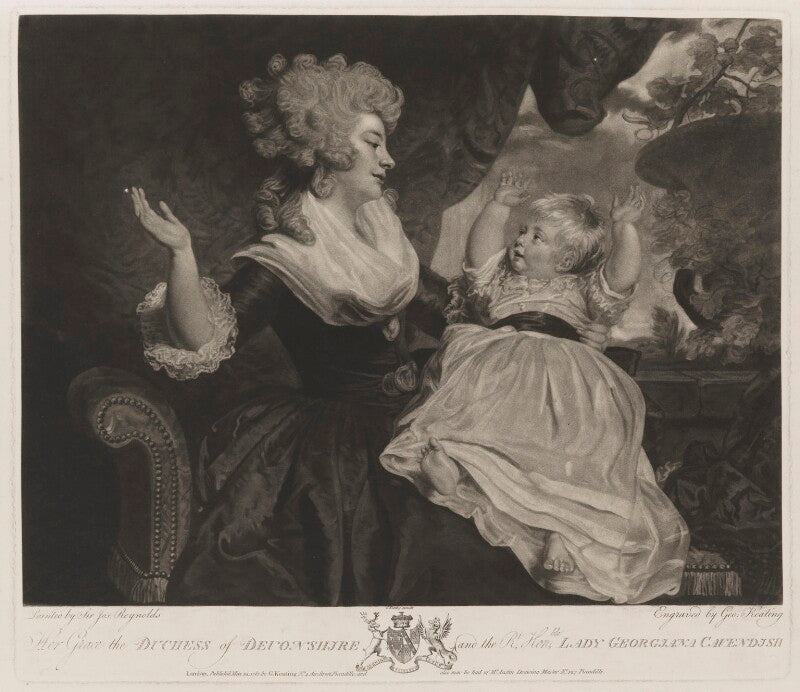 Georgiana cavendish (née spencer), duchess of devonshire; georgiana dorothy (née cavendish), countess of carlisle npg d35167