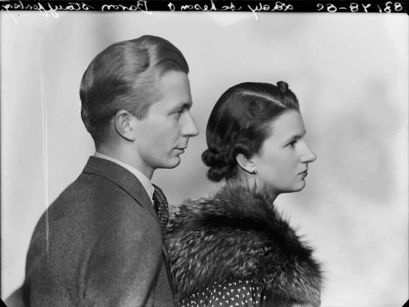 Hans christoph schenk, baron von stauffenberg; camilla mildred nicola (née acheson), baroness von dem bussche streithorst npg x157261