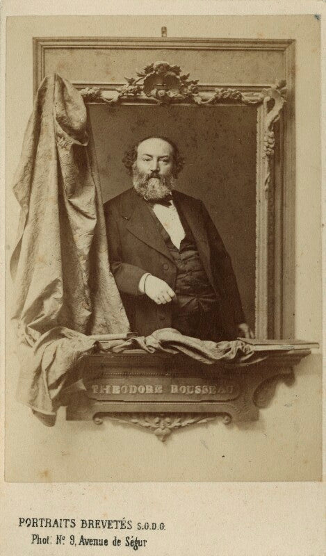 (pierre étienne) théodore rousseau npg ax17192