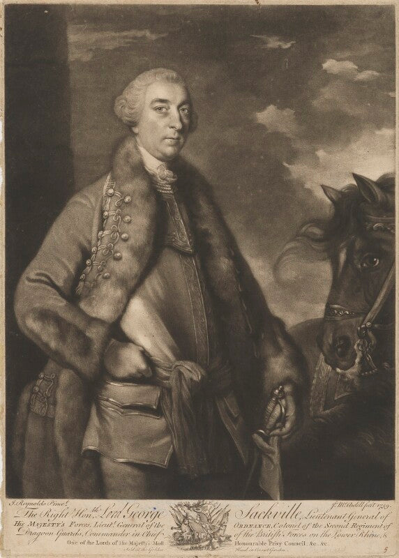 George sackville germain, 1st viscount sackville npg d7641