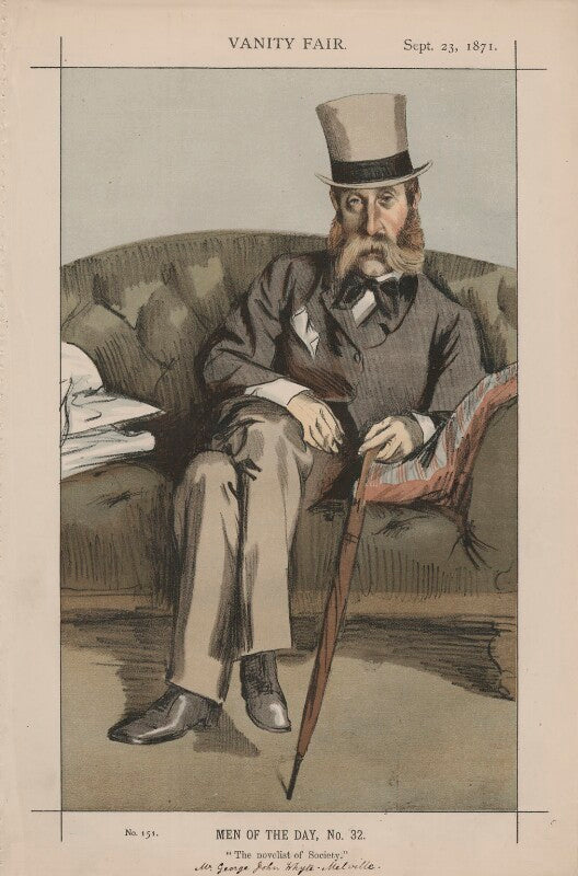 George john whyte melville ('men of the day, no. 32.') npg d43502