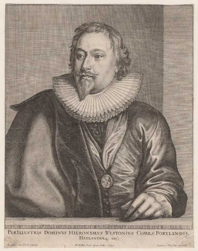 Richard weston, 1st earl of portland npg d9902