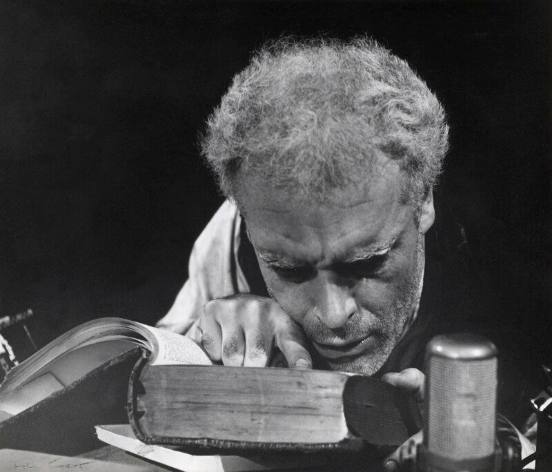 Patrick magee as krapp in 'krapp's last tape' npg x127345