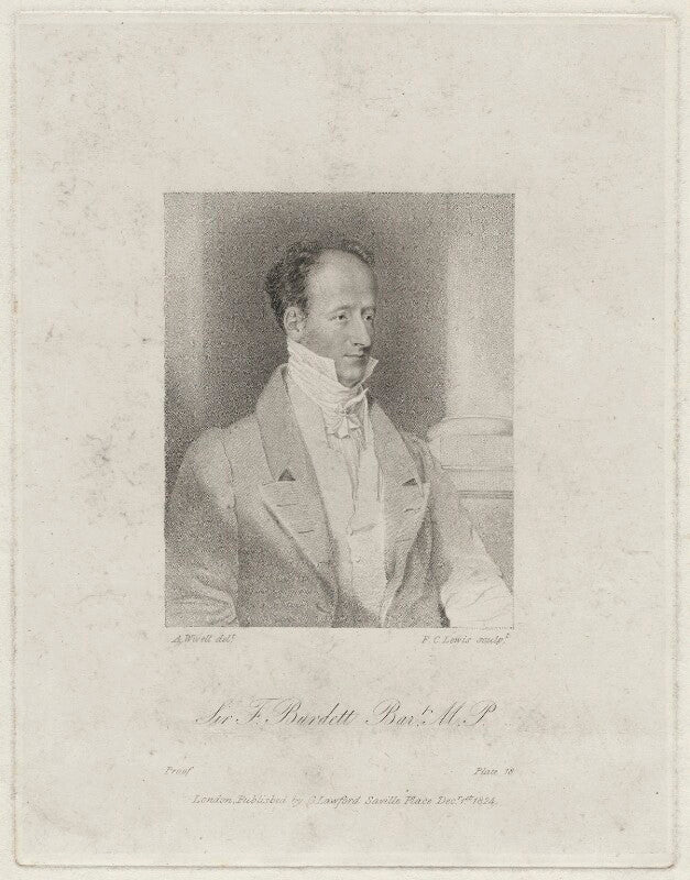 Sir francis burdett, 5th bt npg d32402