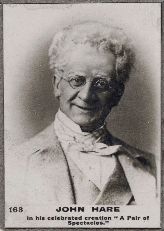 Sir john hare as benjamin goldfinch in 'a pair of spectacles' npg x17378