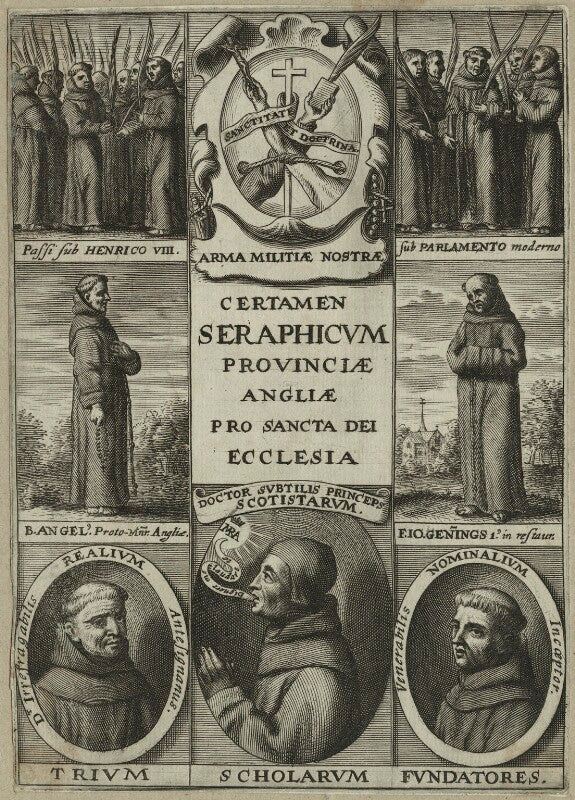 Alexander of hales, jon duns scotus, william ockham, agnellus of pisa and john gennings npg d23987