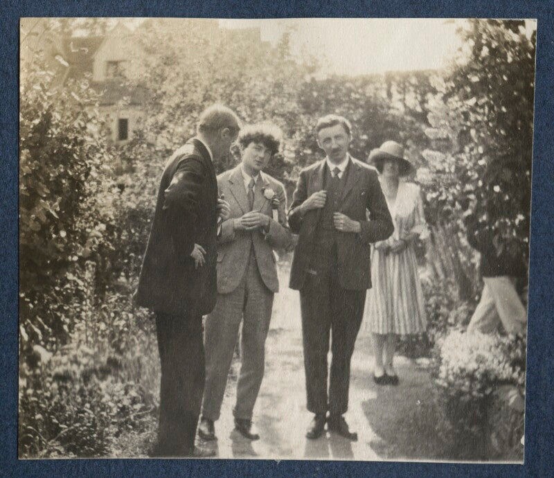 Henry william massingham; mark gertler; e.m. forster; julian vinogradoff (née morrell) npg ax141326