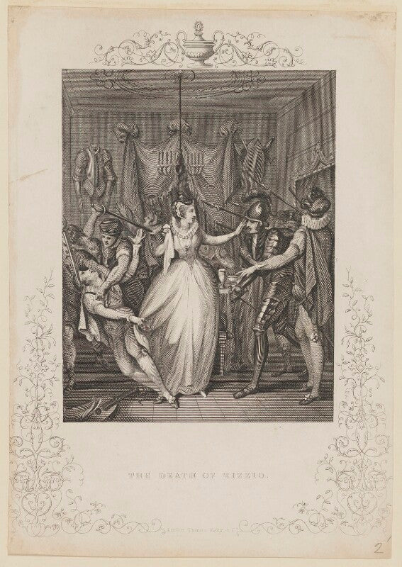 'the death of rizzio' (david riccio (rizzio); mary, queen of scots) npg d13131