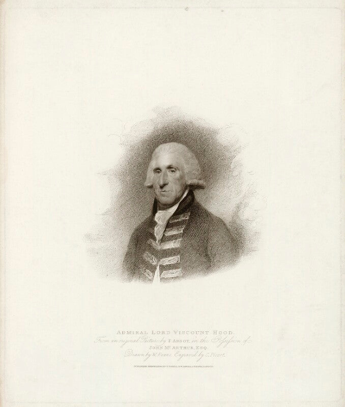 Samuel hood, 1st viscount hood npg d35952