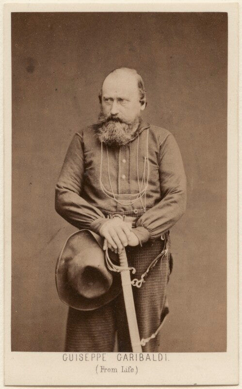 Unknown man, called giuseppe garibaldi npg ax16271
