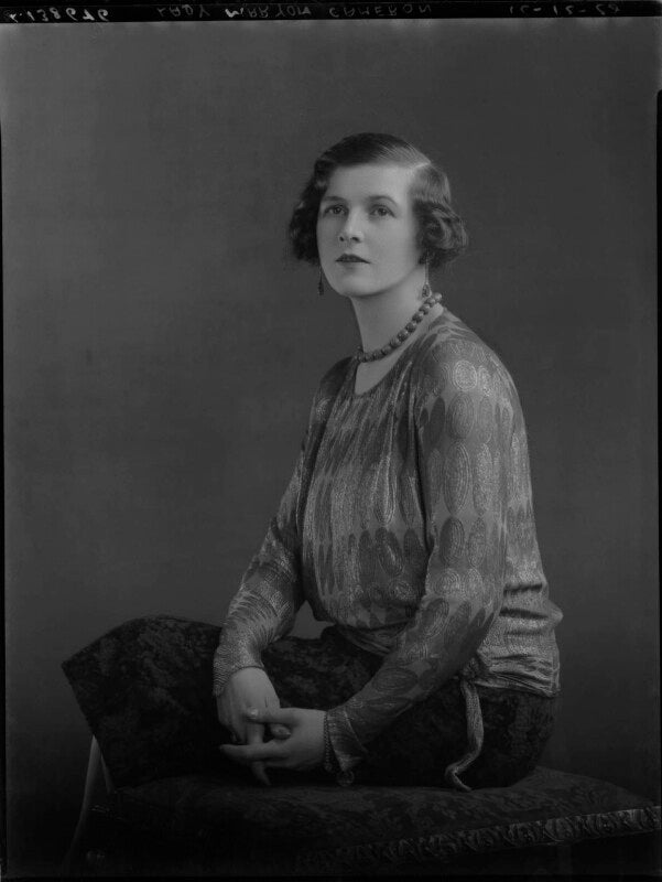 Lady marian ileene mabel cameron (née hastings, later bridges) npg x69256