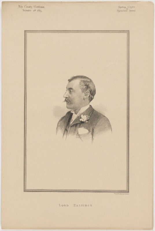 George manners astley, 20th baron hastings npg d46153