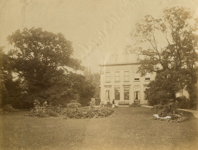 Eveleen myers (née tennant); leopold hamilton myers at brandon house, cheltenham npg ax68302