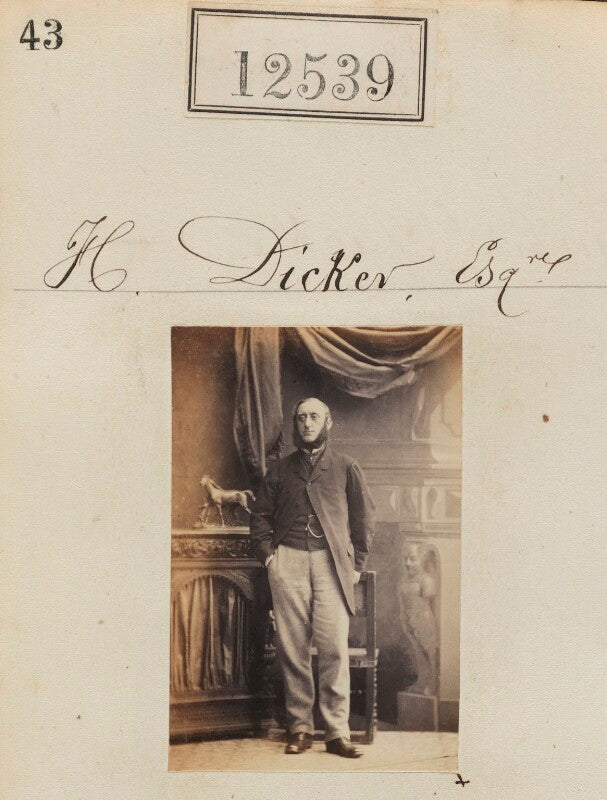 Mr h. dicker npg ax62188