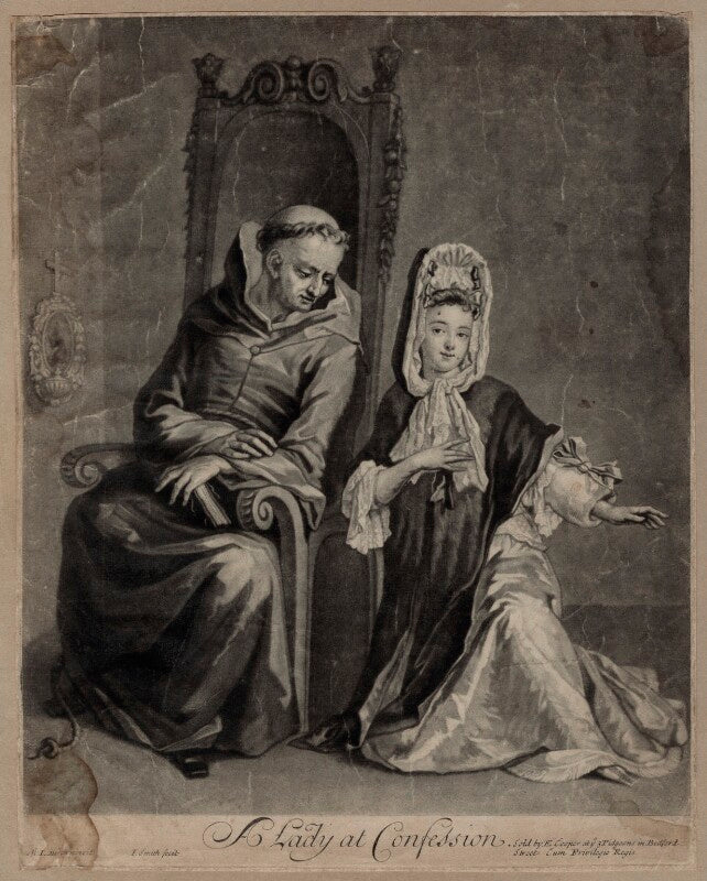 A lady at confession npg d30633