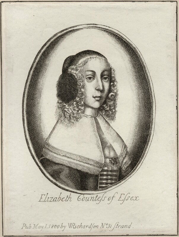 Elizabeth devereux (née paulet), countess of essex npg d28405