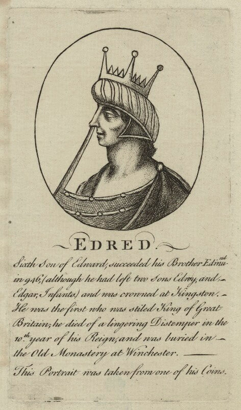 Edred, king of england, king of england npg d23607