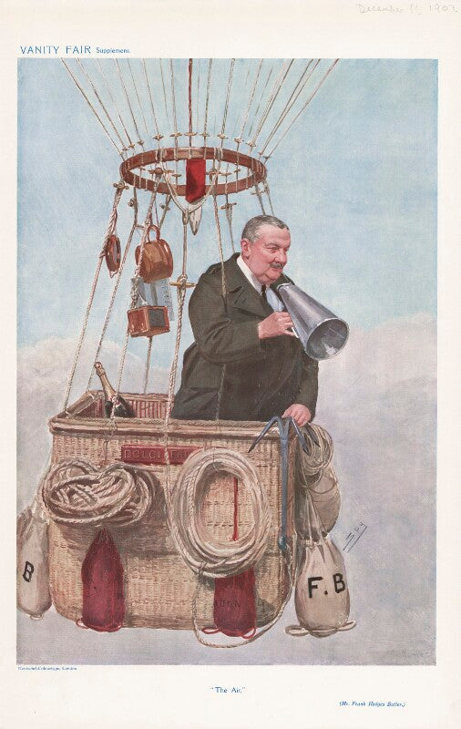 Frank hedges butler ('men of the day. no. 1096. "the air."') npg d45410