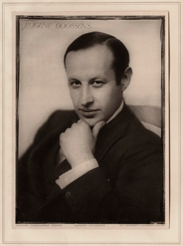 Sir eugene goossens npg ax7757