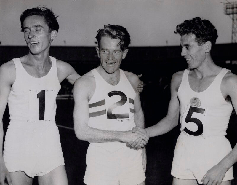 Sándor iharos; sir christopher john chataway; lászló tábori (laszlo tabori) npg x184292