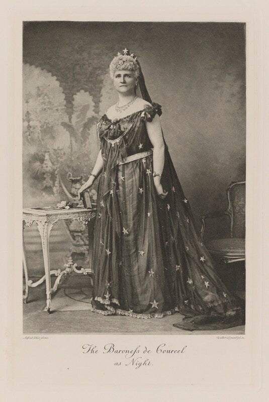 Marie elizabeth (née texier), baroness de courcel as night npg ax41020