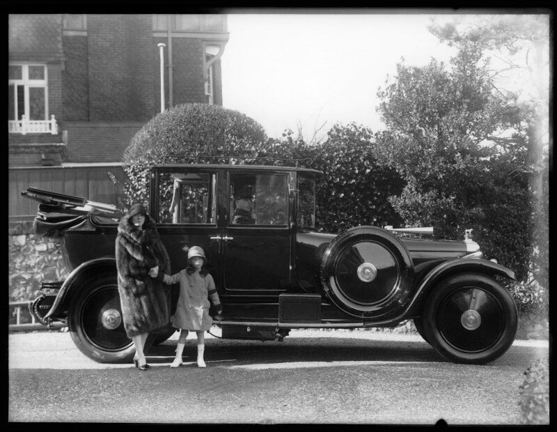 Minoru foley (née greenstone), lady foley; adrian gerald foley, 8th baron foley and an unknown man npg x124307