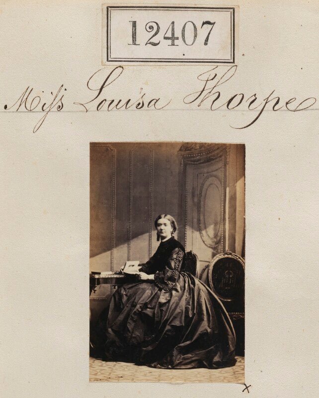 Miss louisa thorpe npg ax62056