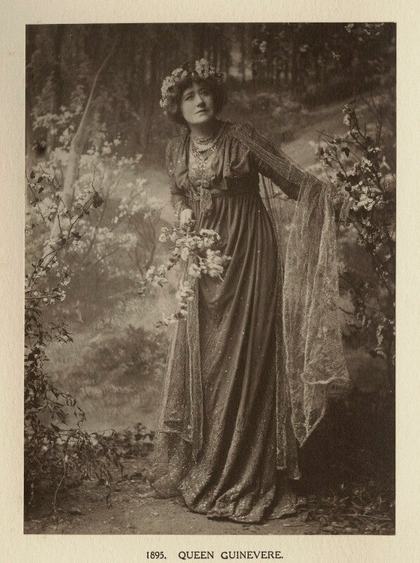 Ellen terry as guinevere in 'king arthur' npg ax131320