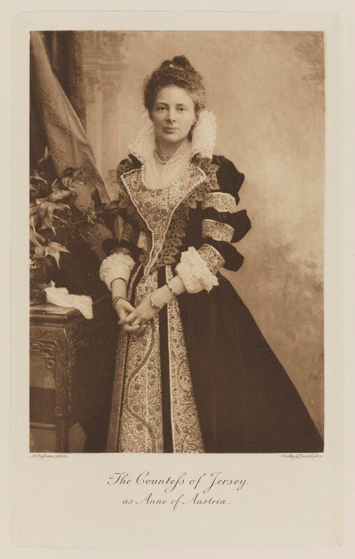 Margaret elizabeth child villiers (née leigh), countess of jersey as anne of austria npg ax41064