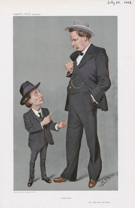 Ben tillett; john ward ('men of the day. no. 1129. "labour men."') npg d45443