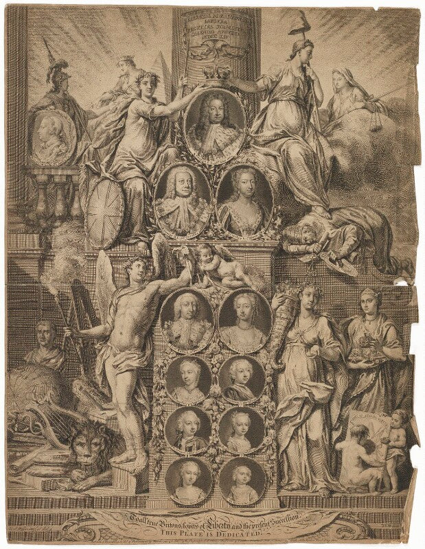 King george i and the line of succession npg d32911