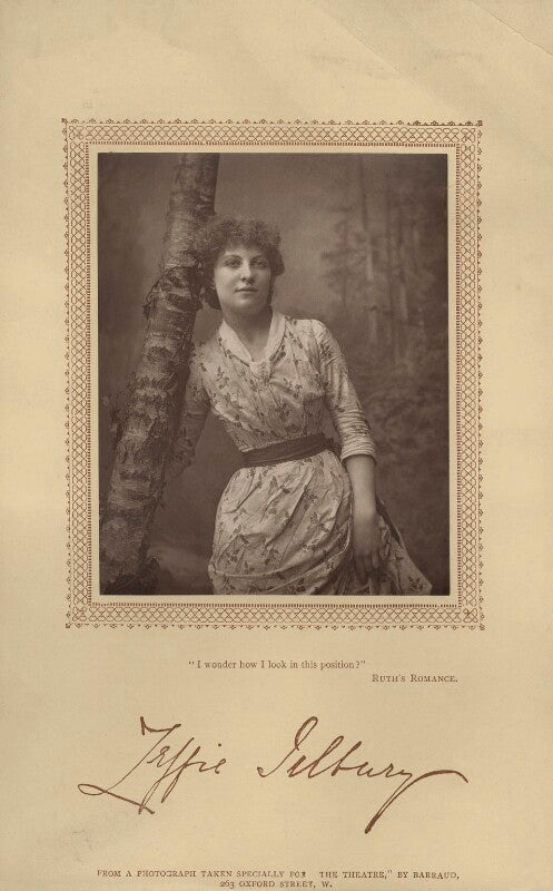 Zeffie tilbury (mrs l.d. woodthorpe) in 'ruth's romance' npg x26906