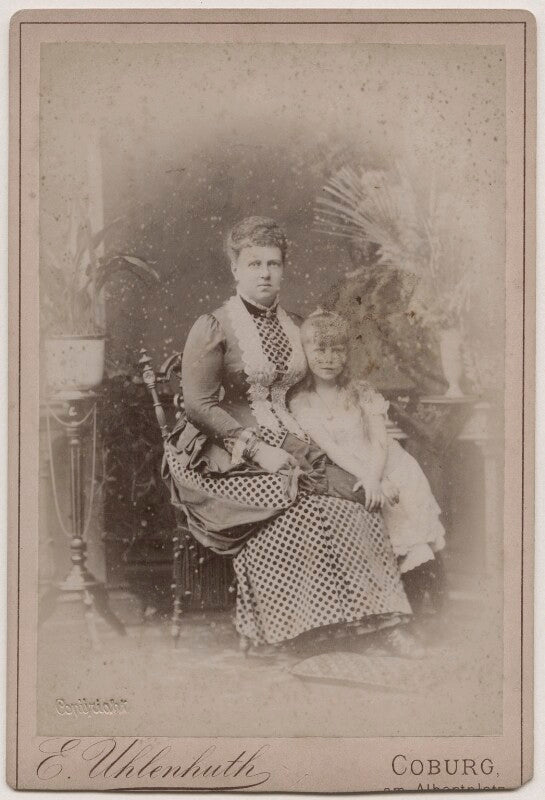 Marie alexandrovna, duchess of edinburgh; marie, queen of romania npg ax197509