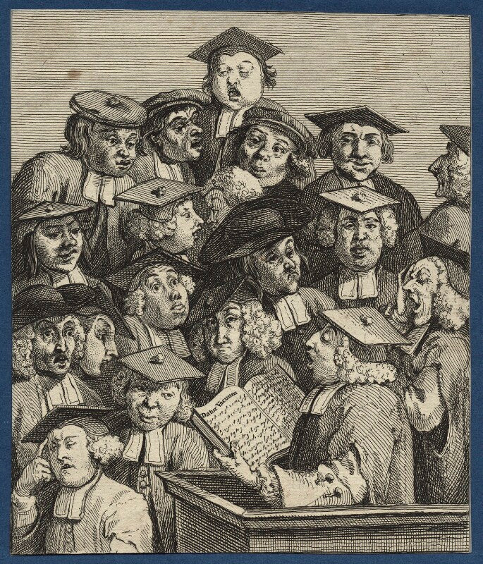 'scholars at a lecture' npg d21372