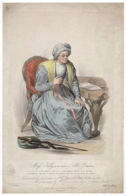 Frances ('fanny') maria kelly as mrs parthian npg d36782