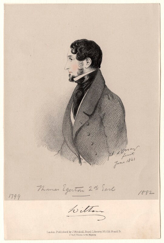 Thomas grosvenor egerton, 2nd earl of wilton npg d8626