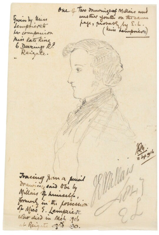 Sir john everett millais, 1st bt npg d42650