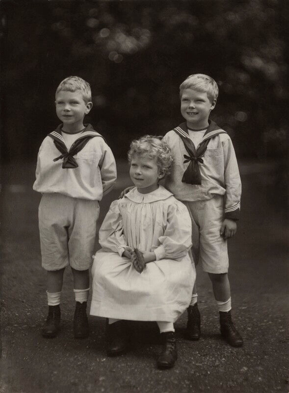 King george vi; princess mary, countess of harewood; prince edward, duke of windsor (king edward viii) npg x26026