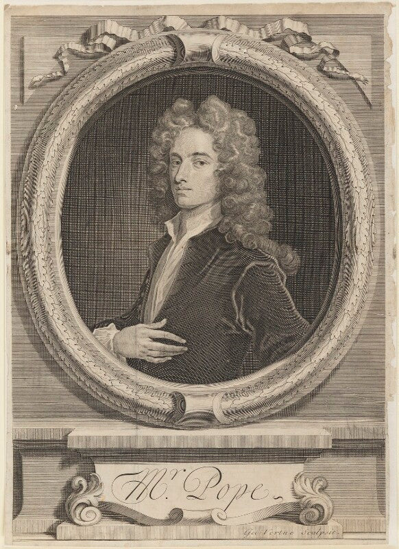 Alexander pope npg d40349