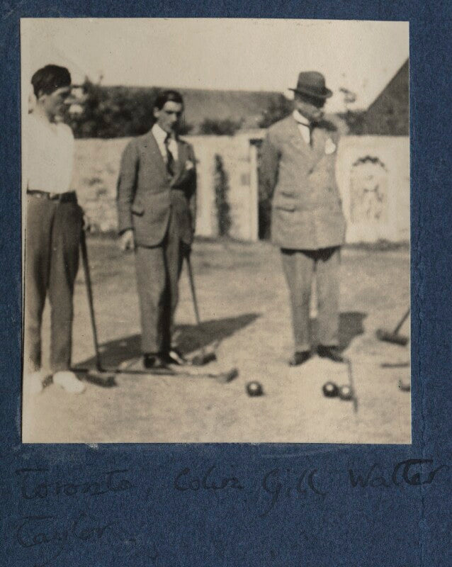 Frank james prewett; colin gill; walter taylor npg ax141196